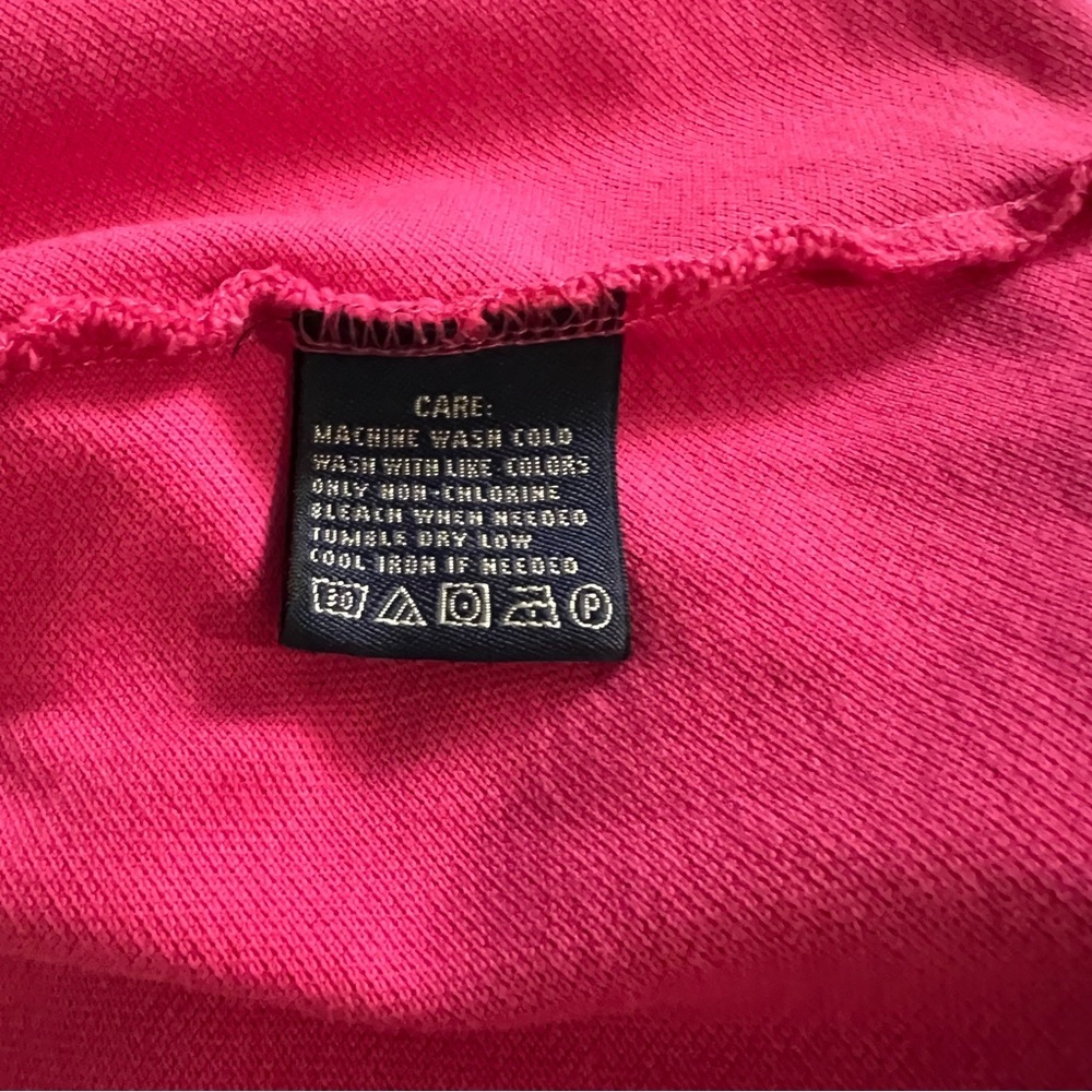 Polo Ralph Lauren Sport Fuchsia Polo Pique cotton Dress size medium - Picture 8 of 9
